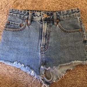 Denim shorts
